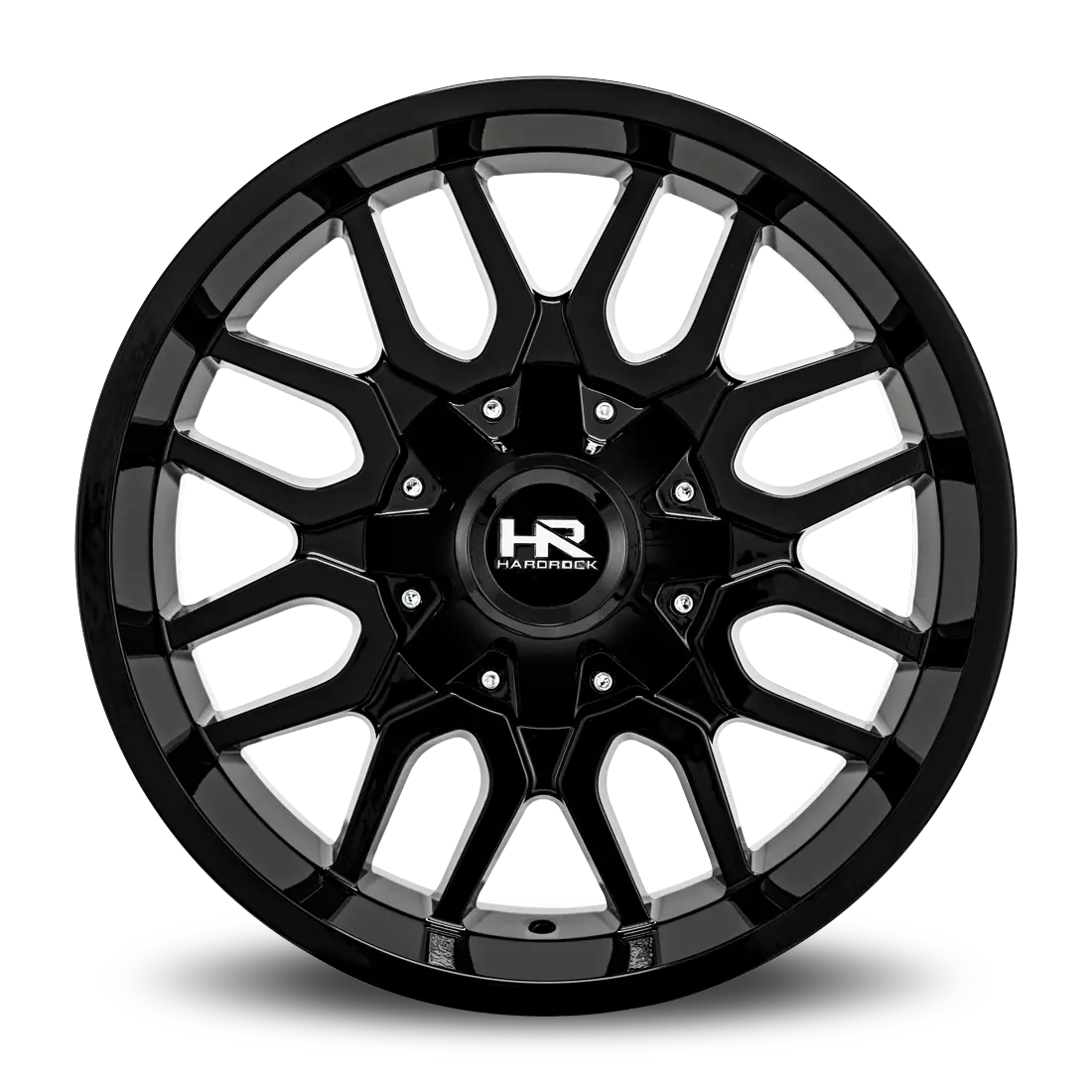 Aluminum Wheels Commander 20X10 6X135/139.7 -19 108 Gloss Black Hardrock Offroad 1