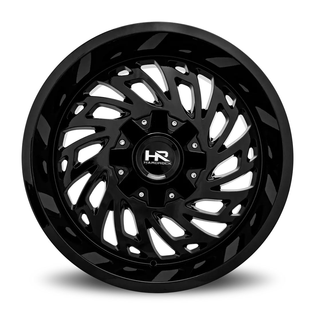 Aluminum Wheels Attack 20X12 8X170 -51 125.2 Gloss Black Hardrock Offroad 1
