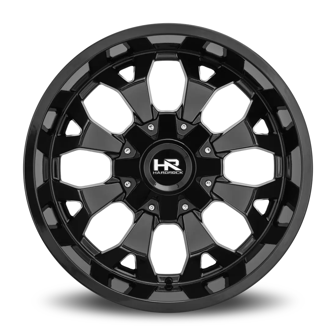 Aluminum Wheels Devastator 20X10 8X170 -19 125.2 Gloss Black Hardrock Offroad 1