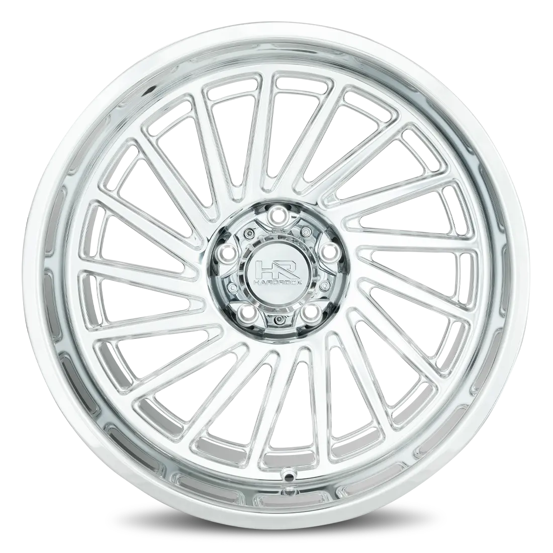 Aluminum Wheels H905 24X12 8X180 -51 124.3 Polish - Left Hand Hardrock Offroad 1