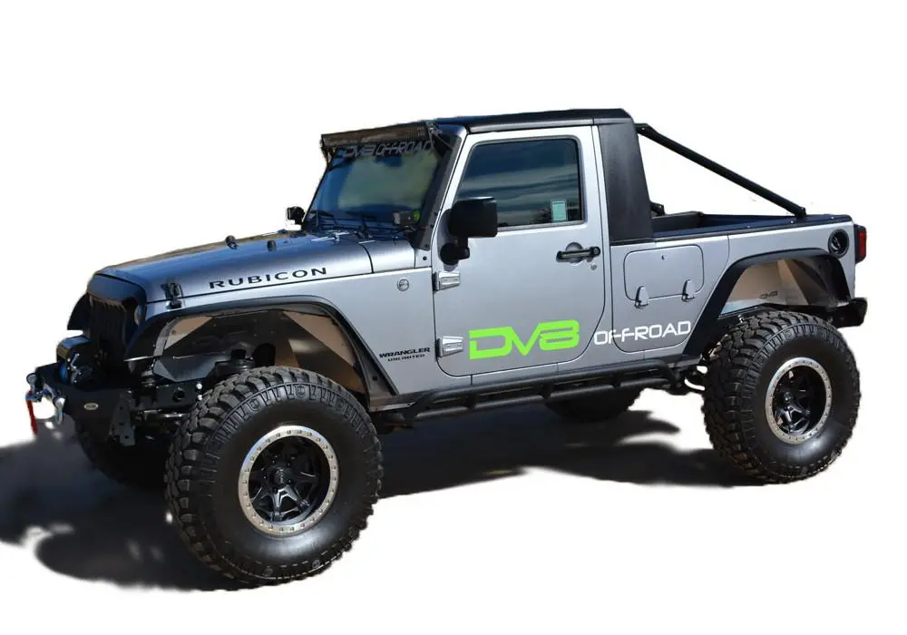 Jeep Jk Truck Conversion 07-18 Wrangler Jk Black 1