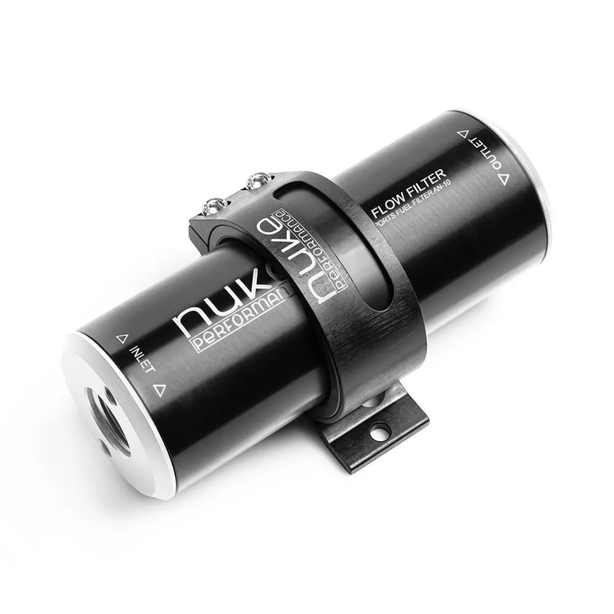 Nuke Performance Fuel Filter Slim 10 Micron An-10 - Welded Stainless Steel Element 1
