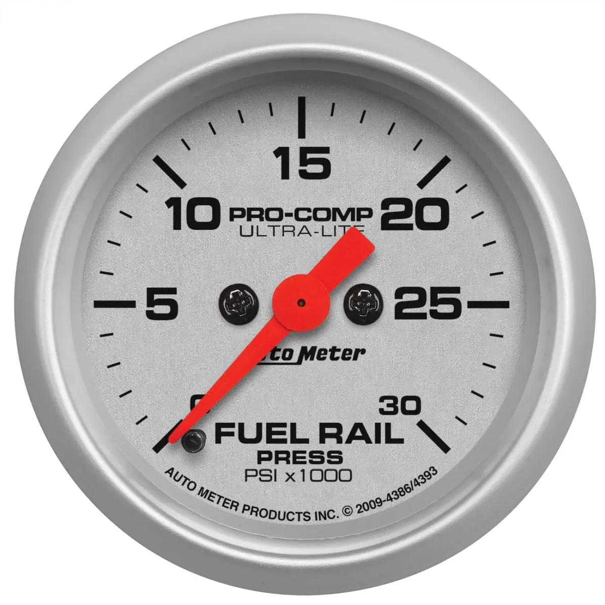 Autometer 2-1/16 In. Voltmeter, 0-16V, Spek-Pro, Black/Black 1