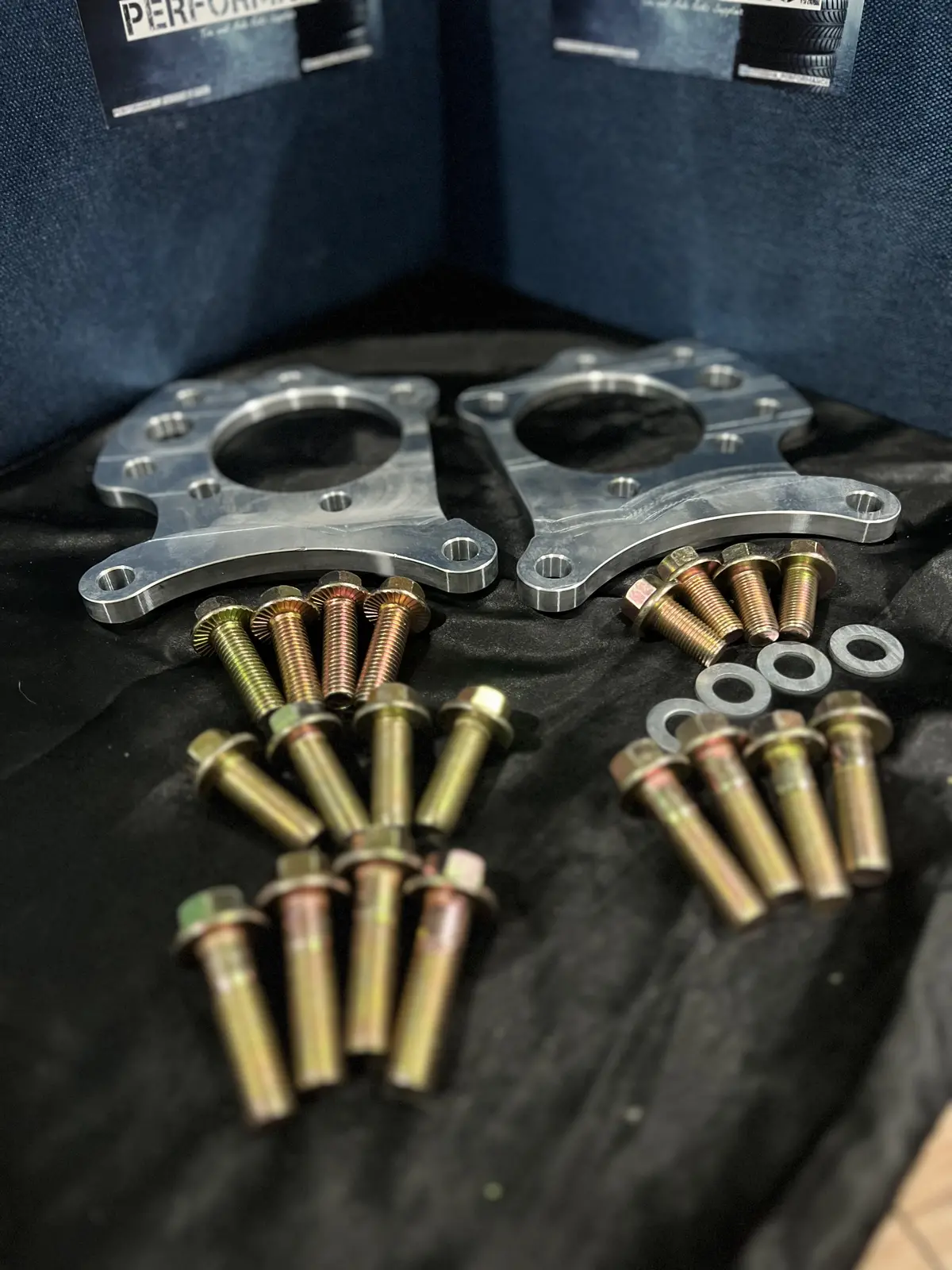 G35/350Z Dual Caliper Brackets 1