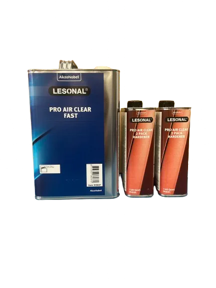 Lesonal Pro Air Clear Fast, 1 Gallon W/2 Qt Hardeners 1