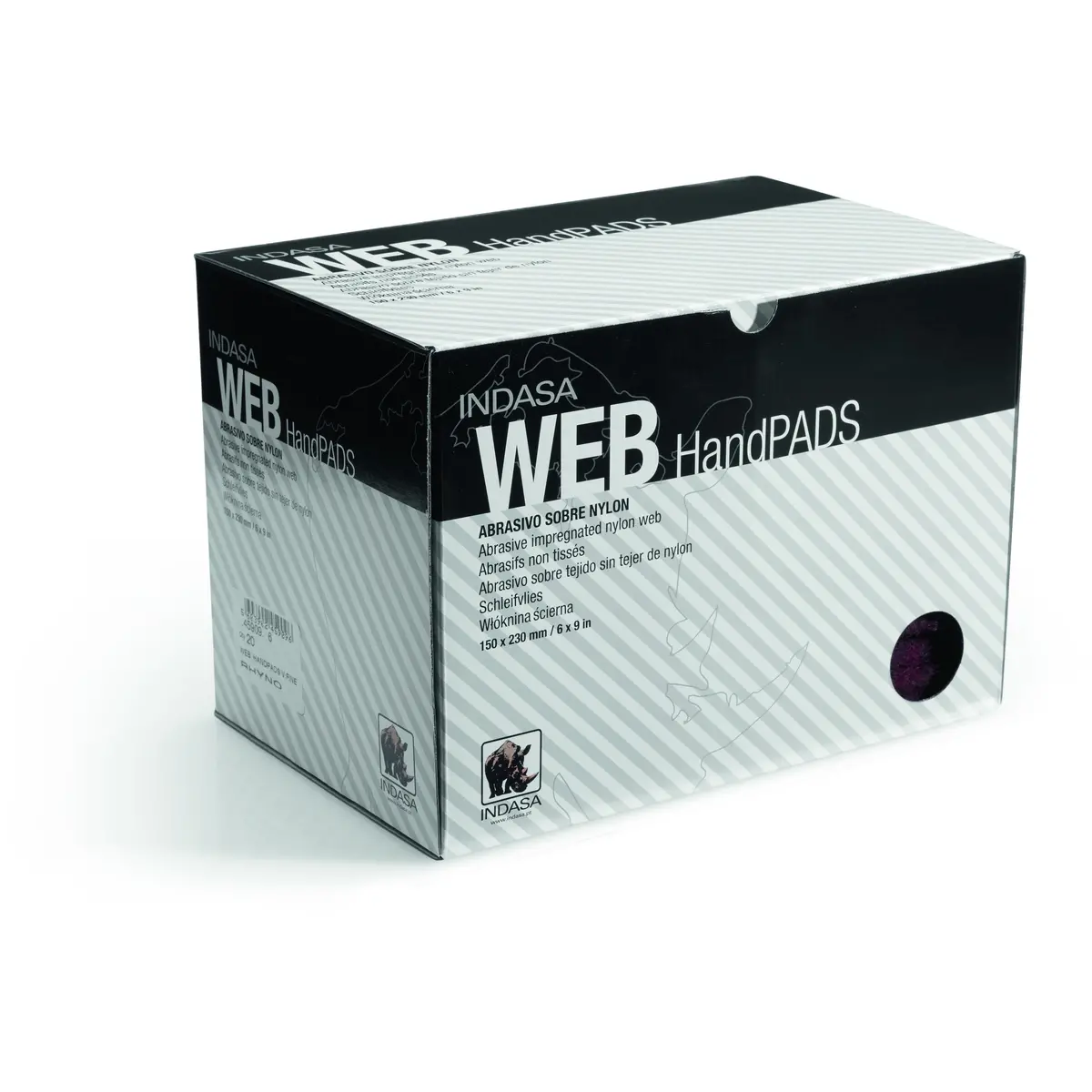 Indasa Red Web Scuff Pads Bx(20) 8500-B 1