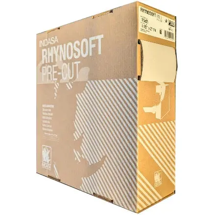 Indasa Rhynosoft Pre-Cut Foam Hand Sanding Pads, Boxed Dispenser Rolls 1