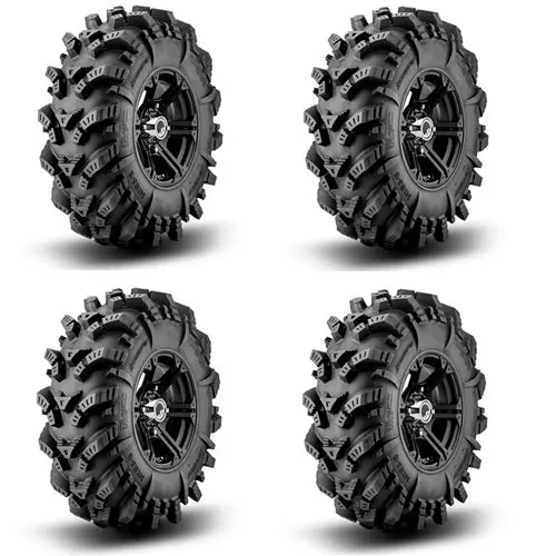Intimidator Tire & Wheel Kits 34X10.5-15 On 4/156 Wheels 1