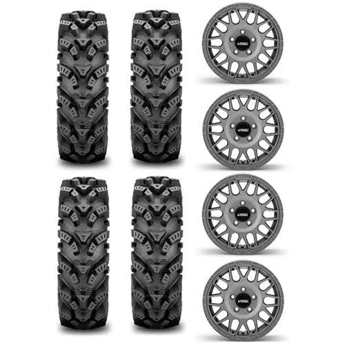 Intimidator Tire & Wheel Kits 34X10.5-15 On 4/156 Wheels 11