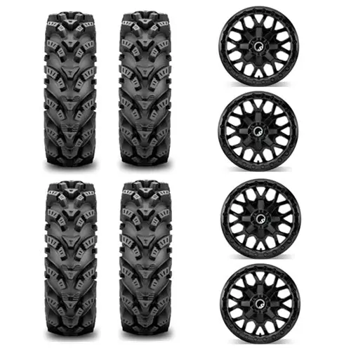 Intimidator Tire & Wheel Kits 34X10.5-15 On 4/156 Wheels 12