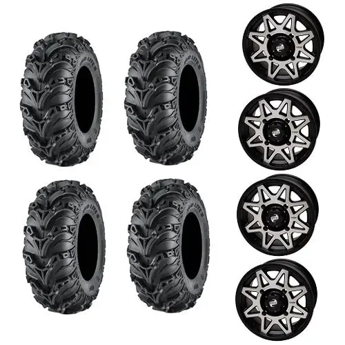 Mud Lite Ii Tire & Wheel Kits 27X9-14 On 4/110 Wheels 1