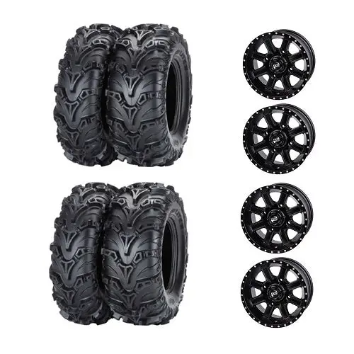 Mud Lite II Tire and Wheel Kit – 28x9-14 & 28x11-14 with 4x156 Bolt Pattern - Image 5