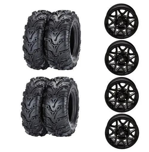 Mud Lite II Tire and Wheel Kit – 28x9-14 & 28x11-14 with 4x156 Bolt Pattern - Image 8