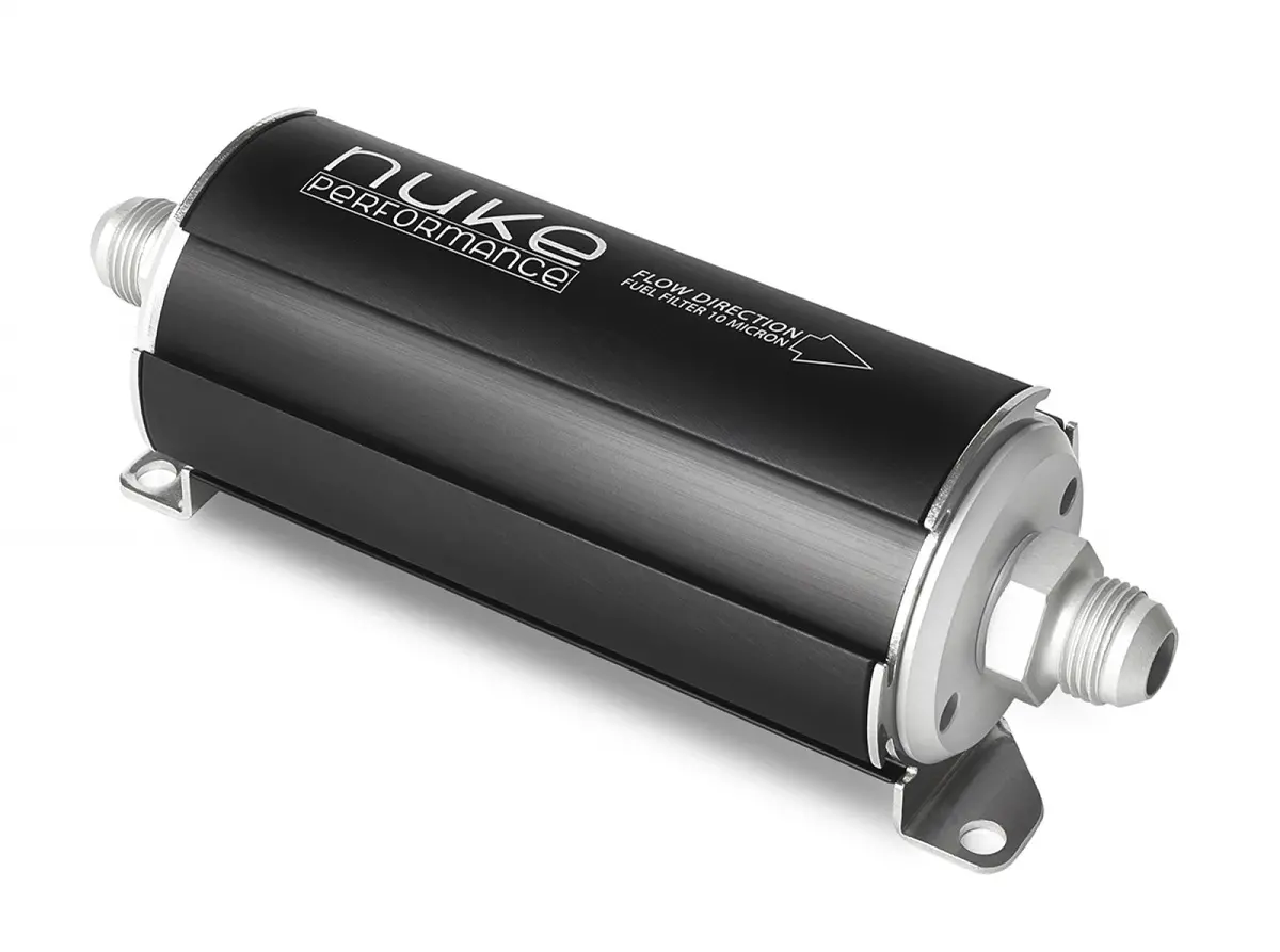 Nuke Performance 10 Micron Fuel Filter An8 Fittings 1
