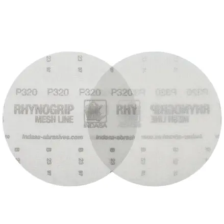 Indasa 6" Rhynogrip Mesh Line Vacuum Sanding Discs 3