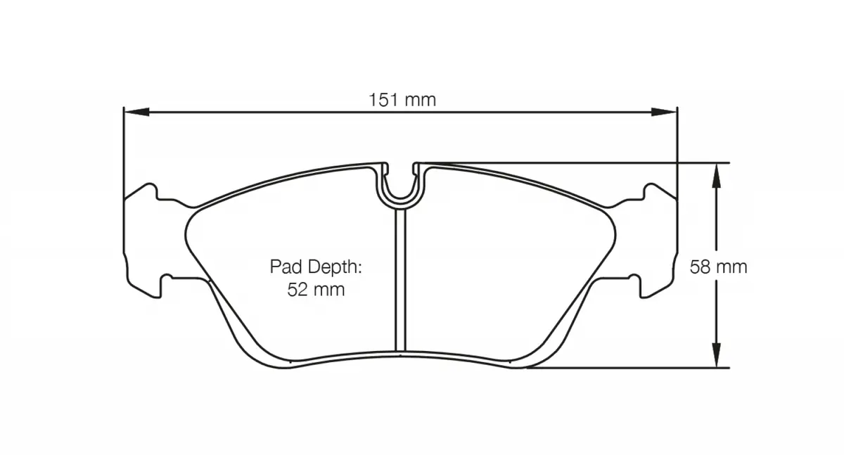 Pagid Bmw E36/E46 318Is - 325I Front Brake Pads 1
