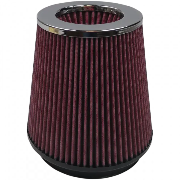 Air Filter For Intake Kits 75-2557 Oiled Cotton Cleanable 6 Inch Red 1