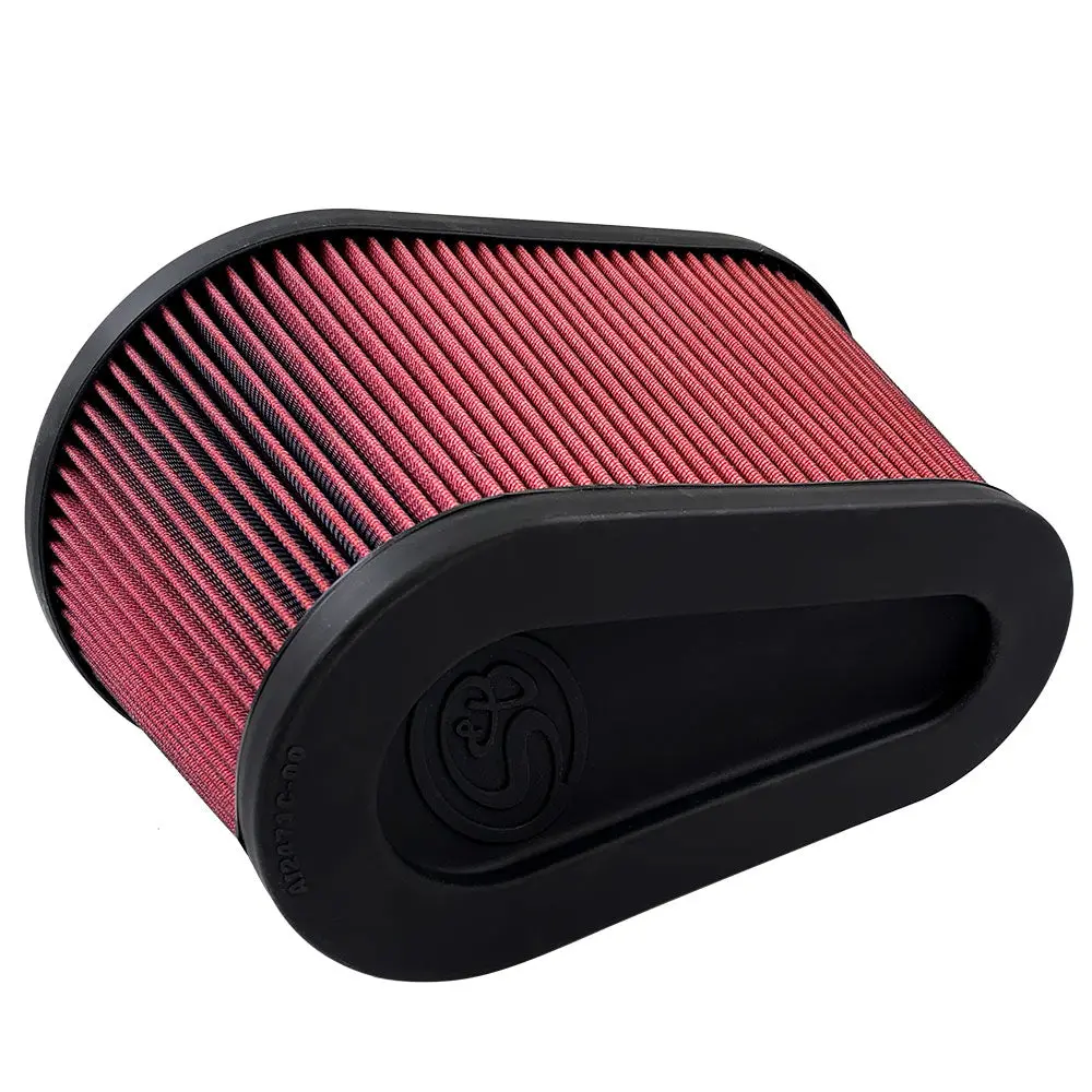 Air Filter For Intake Kits 75-5136 / 75-5136D Oiled Cotton Cleanable Red 1