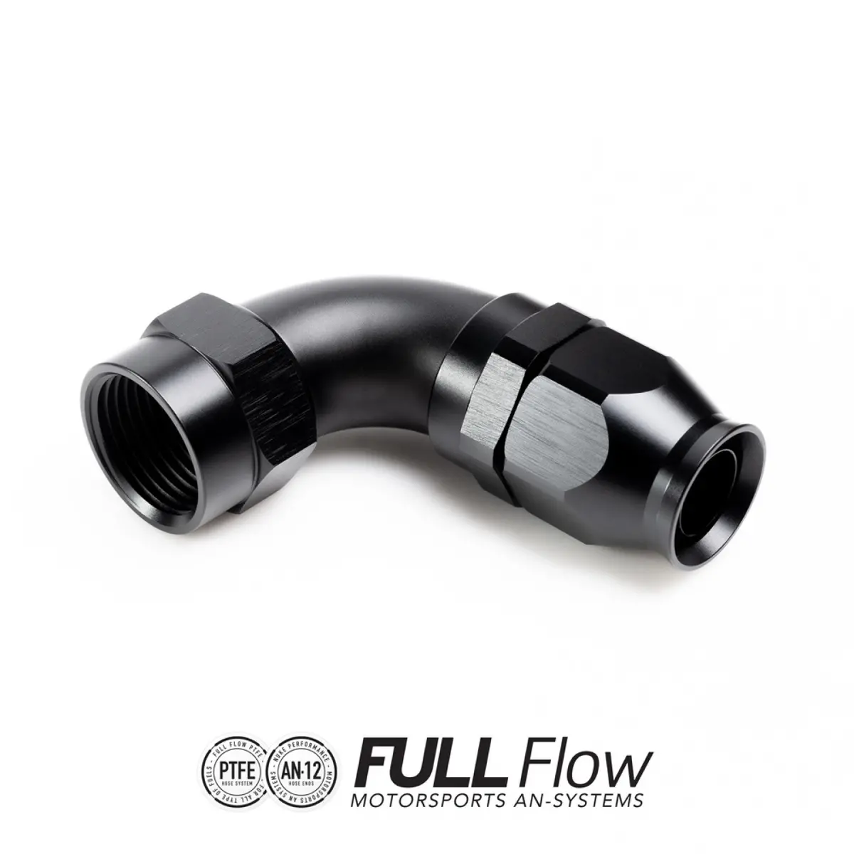 Nuke Performance Full Flow Ptfe Hose End Fitting 90 Degree An-12 1