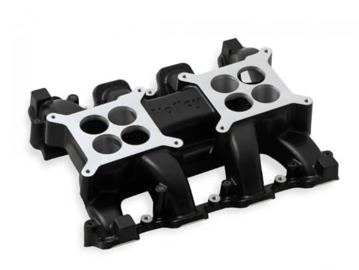 Holley Ls Carbureted Manifold 2X4 Dual Plane Ls3/L92 - Black 1