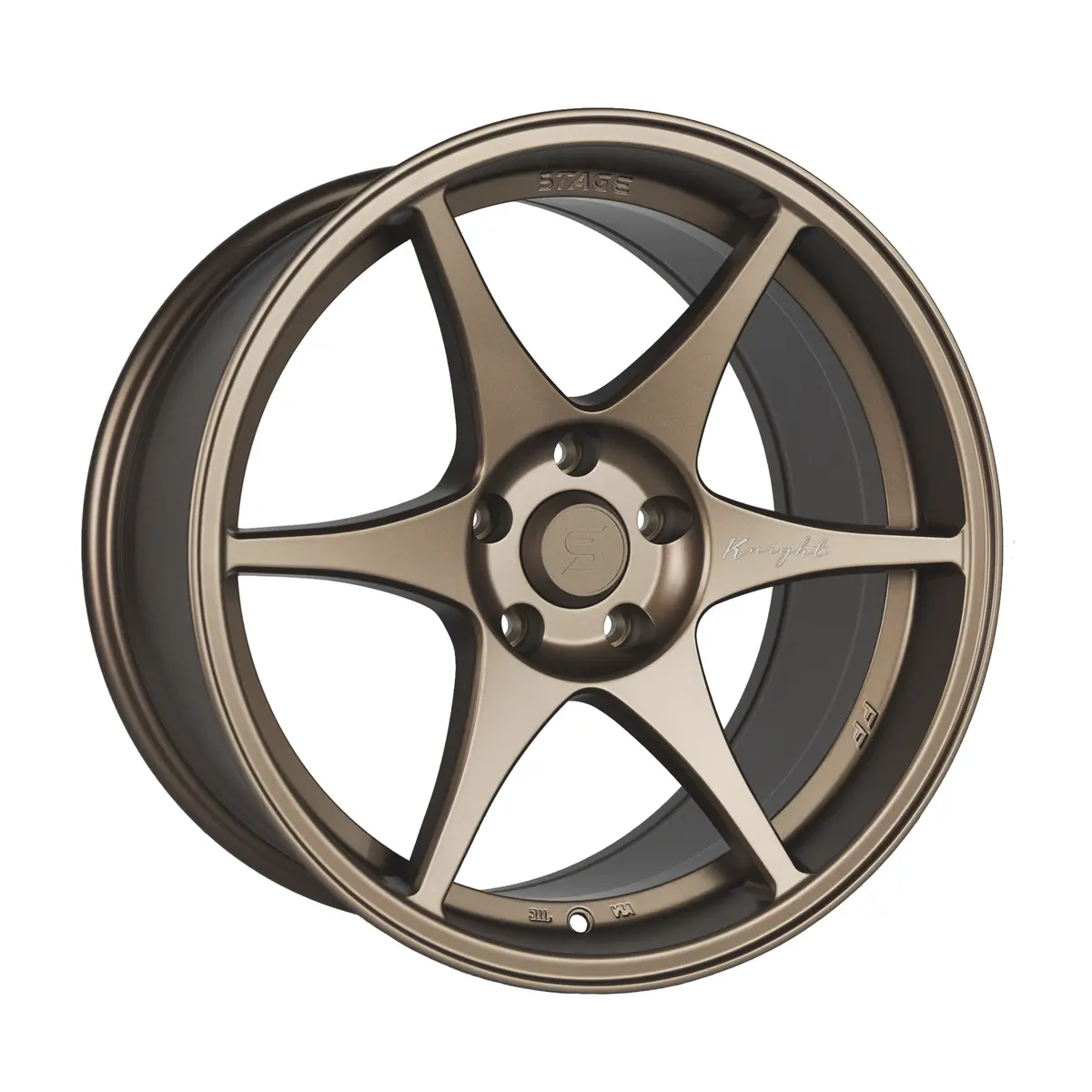 Stage Wheels Knight 18X9.5 +22Mm 5X120 Cb: 74.1 Color: Matte Bronze 1