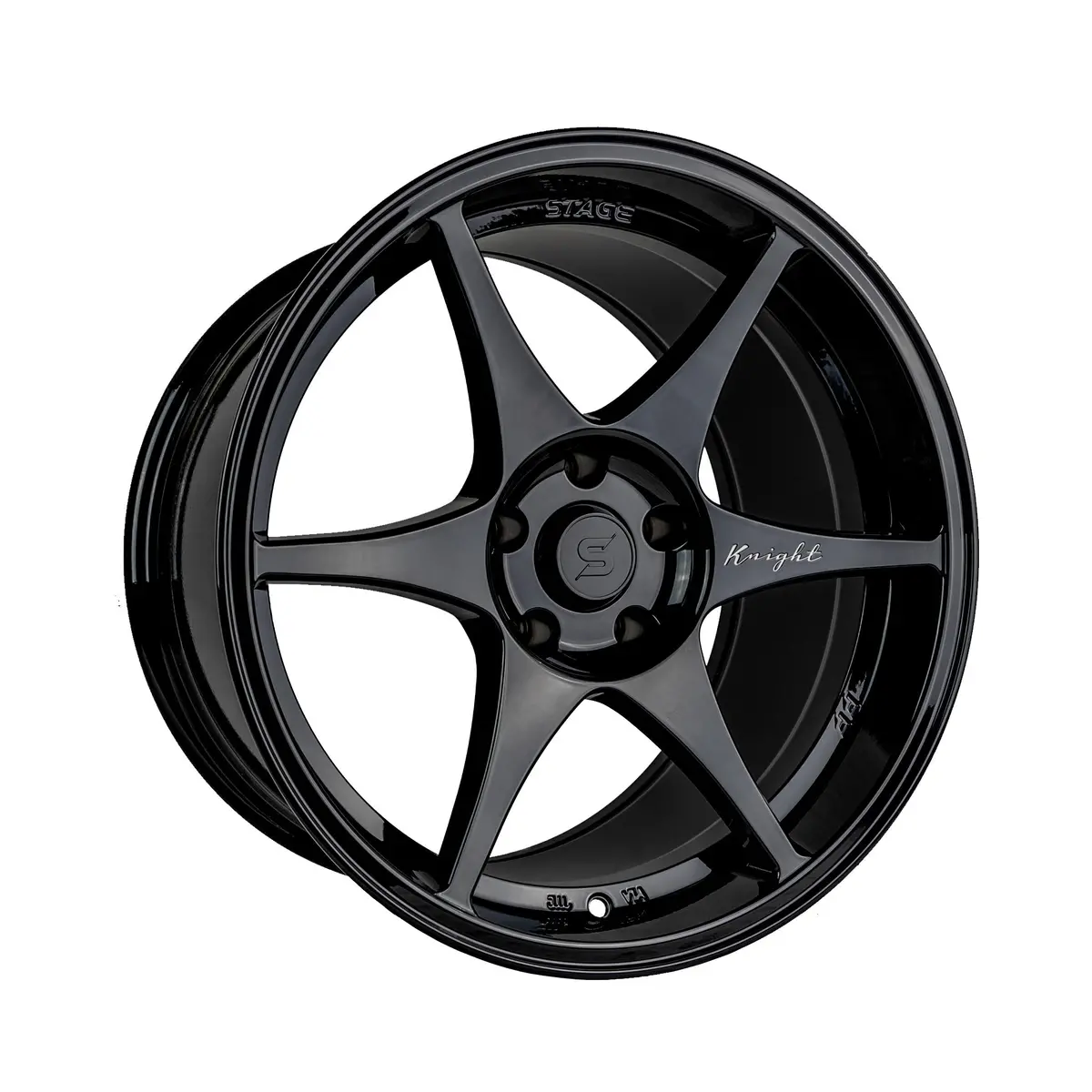 Stage Wheels Knight 18X9.5 +12Mm 5X114.3 Cb: 73.1 Color: Black 1