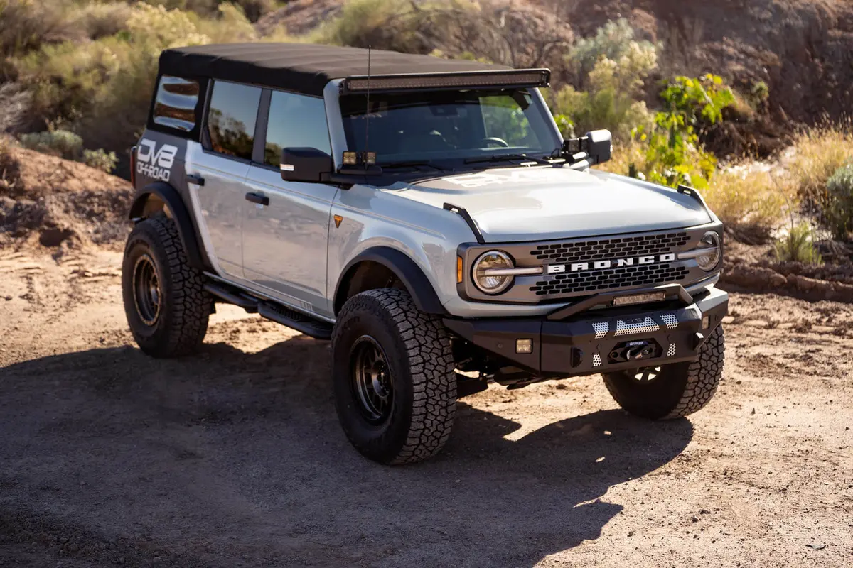 Bronco 52 Inch Straight Led Light Bar Mount For 21-22 Ford Bronco 1