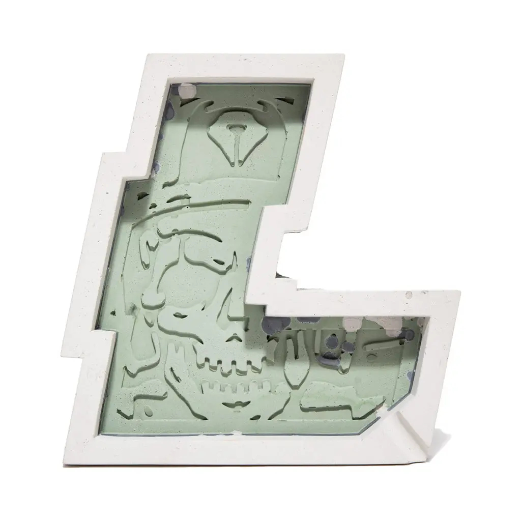 Dsc - L Logo Cement Key Holder 1