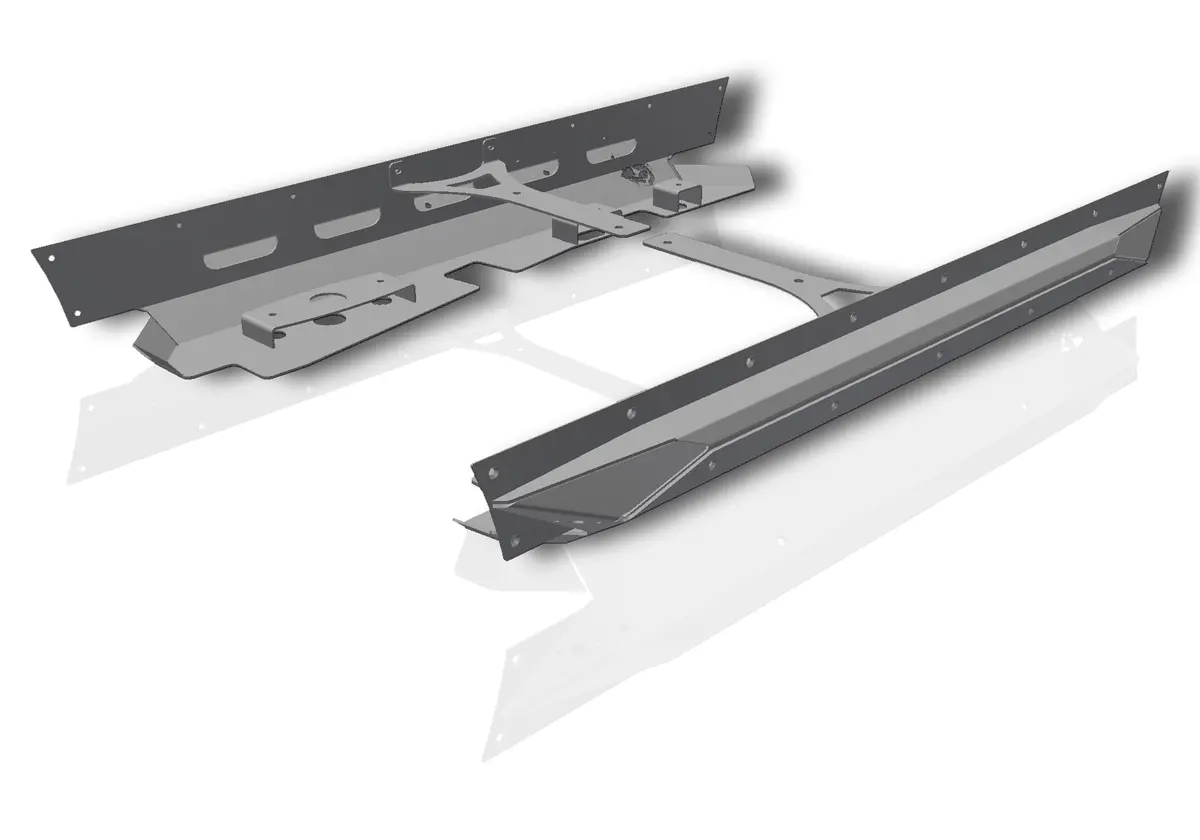 Pyro Mini Boatside Rocker Guard - 5" Stretch | Jeep Wrangler Lj 1