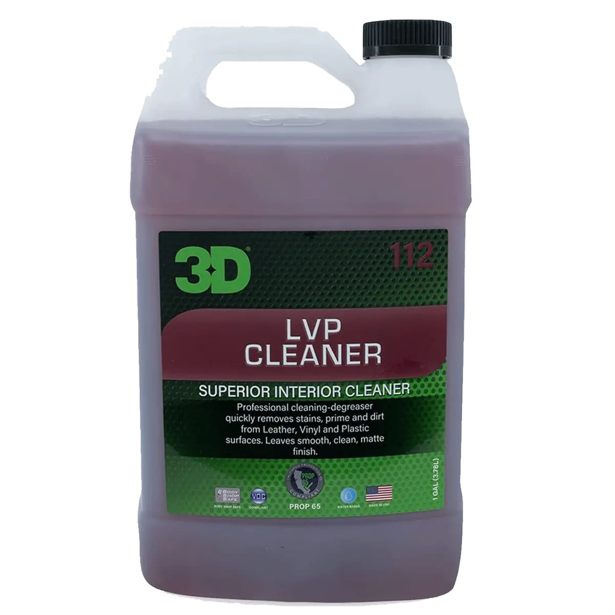 3D® Lvp (Leather Plastic Vinyl) Cleaner, 128Oz 1