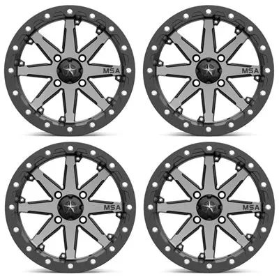 Msa M21 Lok Beadlock Wheels - Charcoal Tint 1