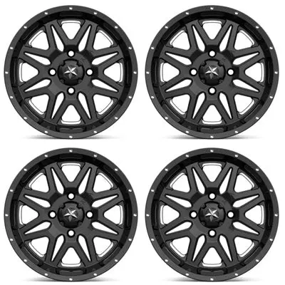 Msa M26 Vibe Wheels - Gloss Black & Milled 1