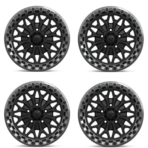Msa Ma053 Bolo Beadlock Wheels - Matte Black & Gunmetal 1