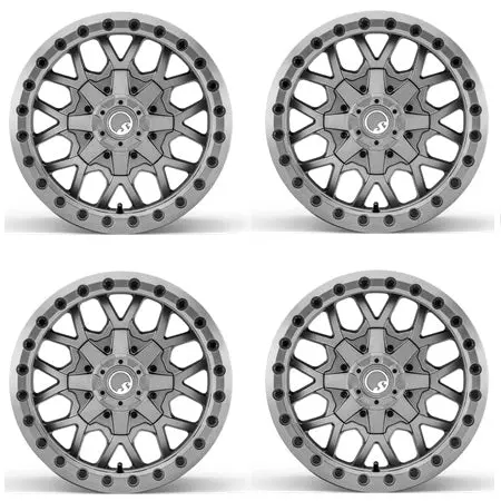 Superatv Madlock Beadlock Wheels - Satin Gunmetal 1