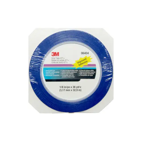 3M™ Vinyl Tape 471+ 6404 1/8" X 36 Yd 1