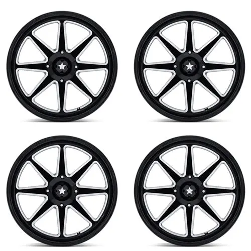 Msa Ma054 Spark Wheels - Gloss Black Milled 1