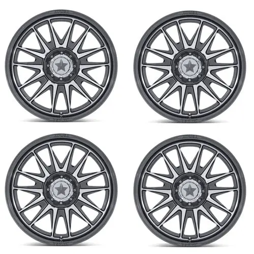 Msa Ma055 Commander Wheels - Platinum & Machined Face 1