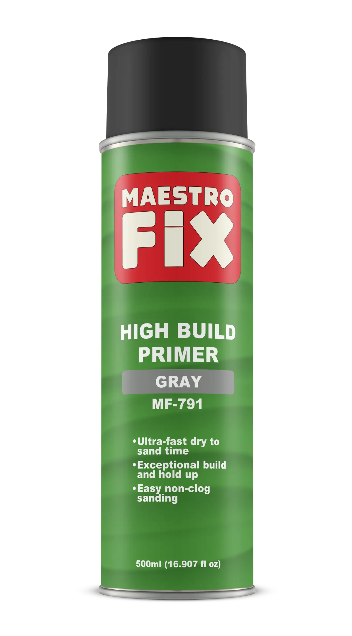 Maestro Fix High Build Aerosol Primer Gray, Black, White (500Ml) 1