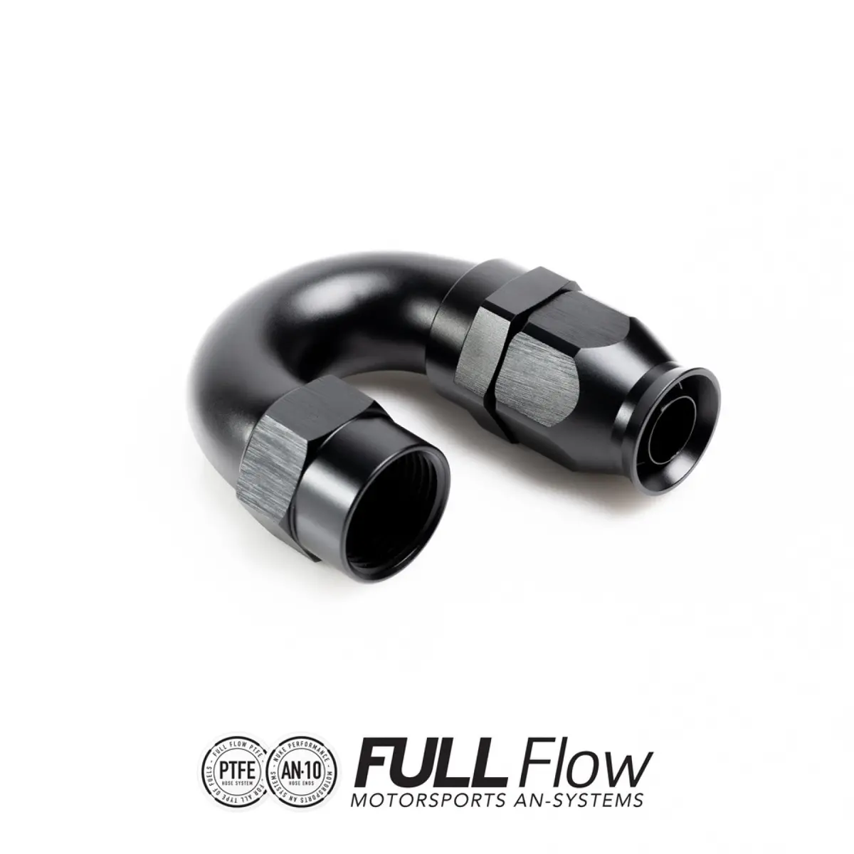 Nuke Performance Full Flow Ptfe Hose End Fitting 180 Degree An-10 1