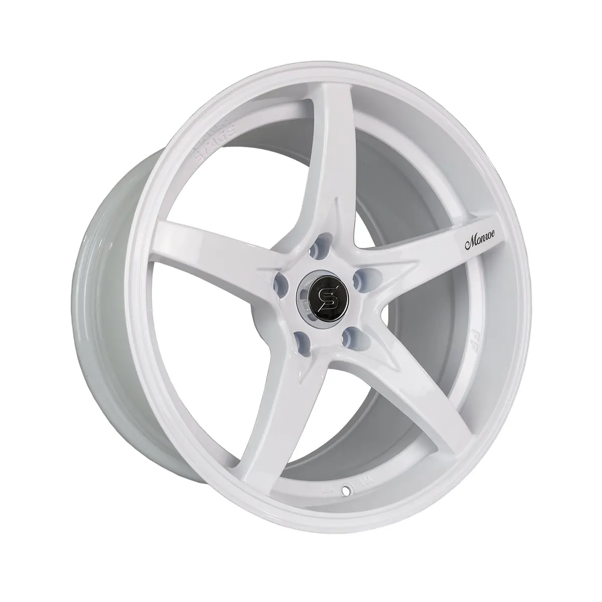 Stage Wheels Monroe 18X9 +22Mm 5X114.3 Cb: 73.1 Color: White 1