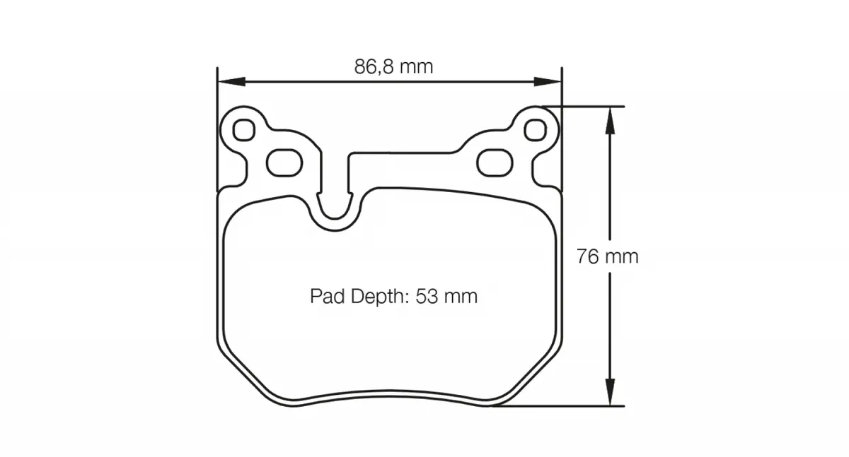 Pagid Bmw	3 Series M-Technic / 135I Rear Brake Pads 1