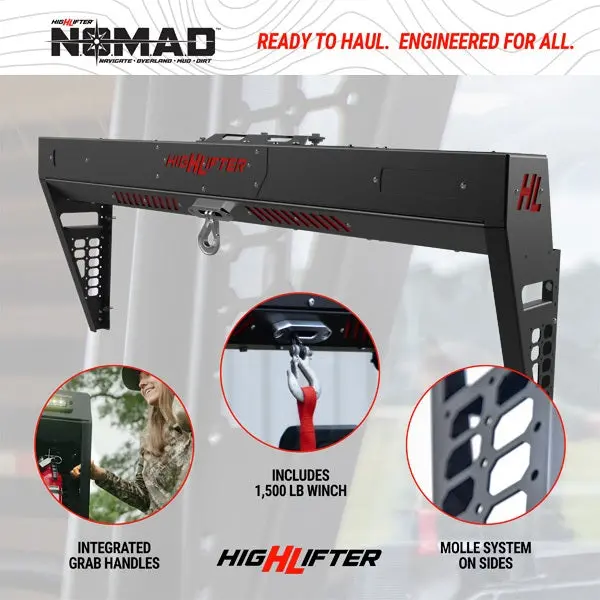 High Lifter Polaris Ranger Xd 1500 N.O.M.A.D. Headache Rack 4