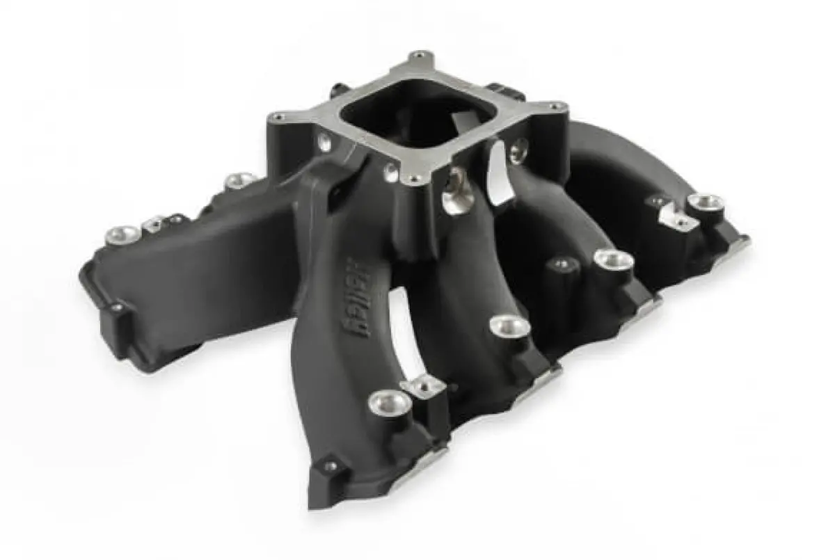 Holley Single Plane Efi Split-Design Race Intake Manifold- Gm Ls1/Ls2/Ls6- Black 1