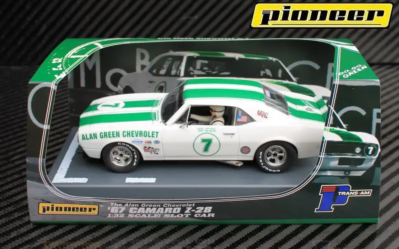 Pioneer 1967 Chevrolet Camaro Z-28 #7 12Hr Sebring Dpr 1/32 Scale Slot Car P011 1