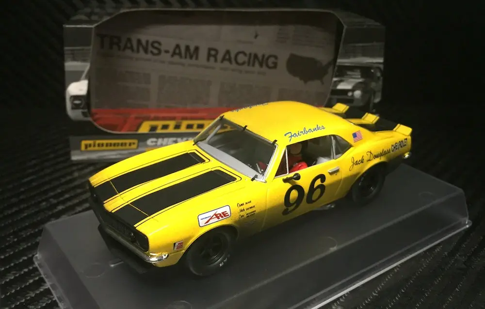 Pioneer 1968 Chevrolet Camaro #96 12Hr Enduro Racer Dpr 1/32 Scale Slot Car P102 1