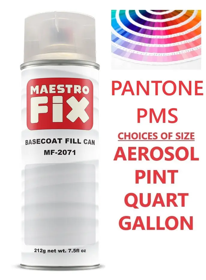 Pantone Pms Single Stage Paint - Aerosol Or Can (Spray Or Roll On) 1