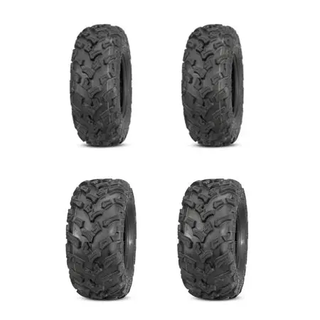 Quadboss Qbt447 Tires 2 Ea. 27X9-14 & 2 Ea. 27X11-14 - Set 1