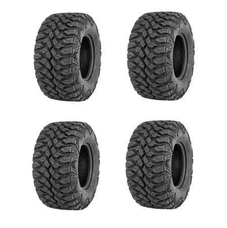 Quadboss Qbt846 Tires 25X10-12 - Set Of 4 1