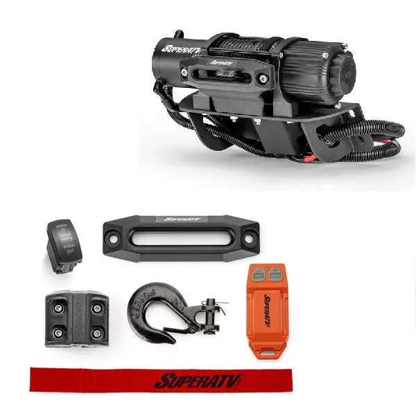Superatv Kawasaki Teryx S Ready-Fit Winch (2021+) 1