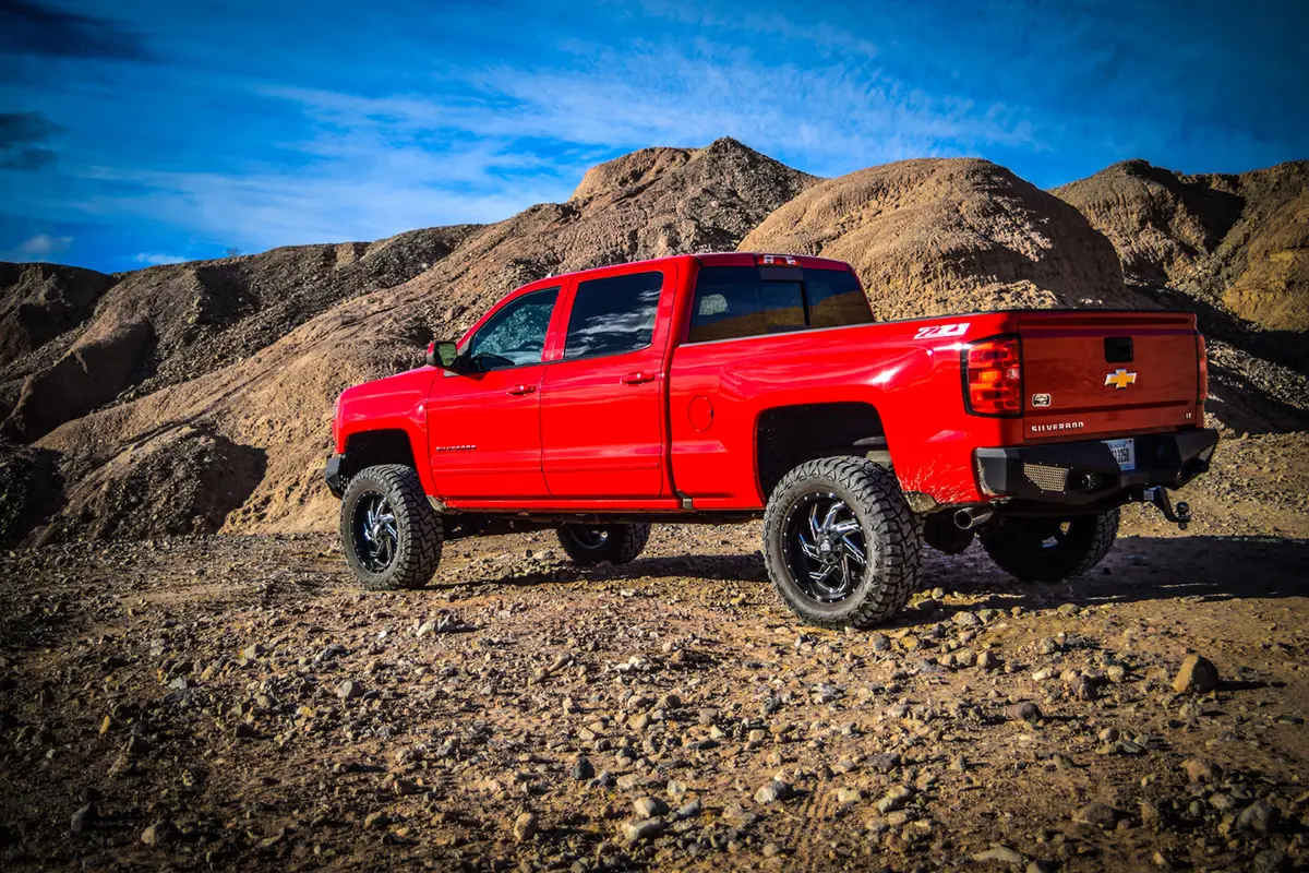 Silverado Rear Bumper 16-18 Silverado 1500 Powdercoat 1